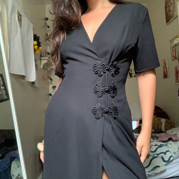 Ultra Dress Collection Dresses & Skirts - Maxi Black Vintage Ultra Dress